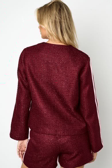 Polyester elyaf (polyester) Ceketler & Montlar Ekose Şık Sonbahar/Kış Giysileri h5 Resim10